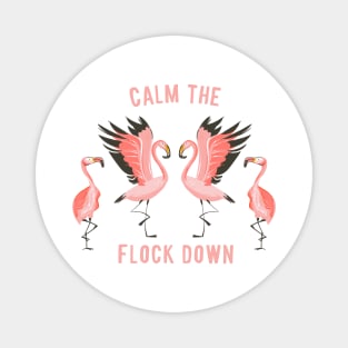 Calm the Flock Down Magnet